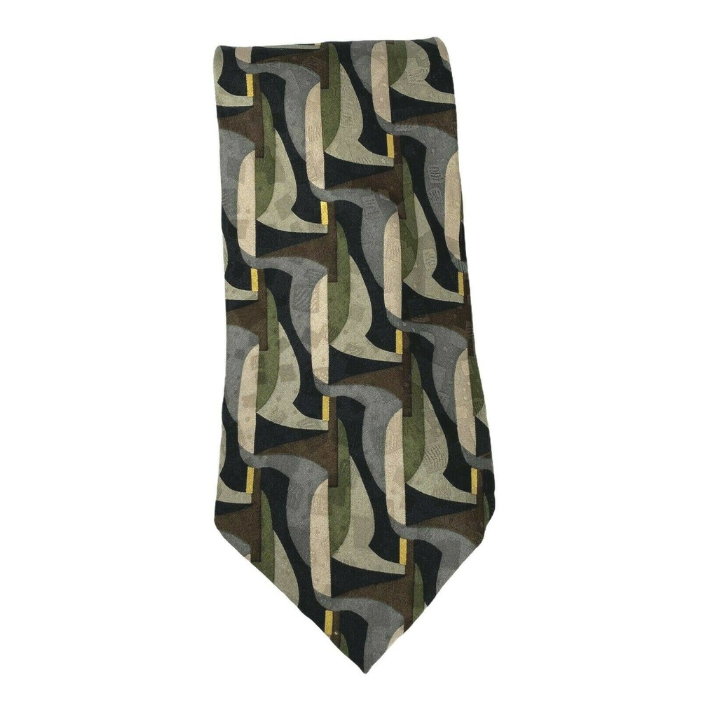 Ashberry Multicolored Abstract‎ Designer Silk Tie